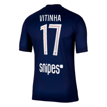 Billige Fotballdrakt Paris Saint-Germain Vitinha #17 Replika Hjemmedrakt 2025-26 Kortermet